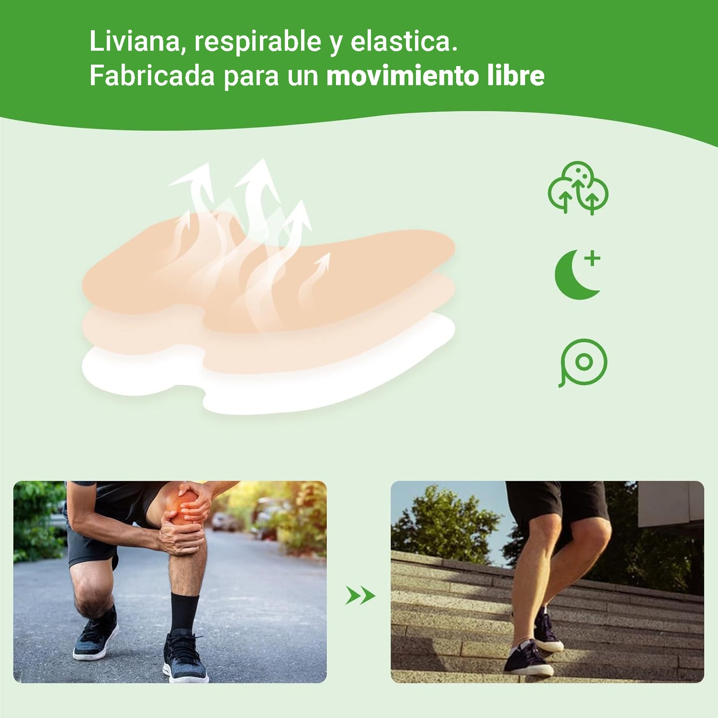 30 Parches de Rodilla – ¡Alivia las molestias y recupera tu comodidad! 🌟