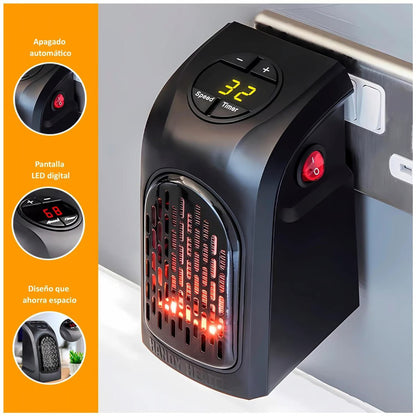 Calefactor eléctrico de bajo consumo