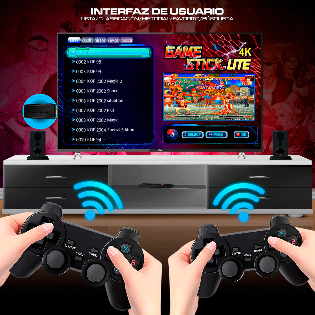 Consola De Videojuego Game Stick 64g