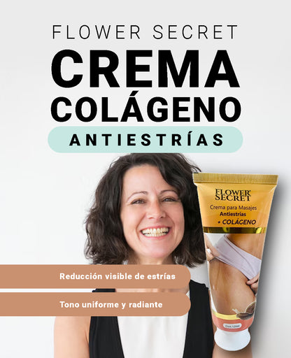 Crema Antiestrías Colágeno - Flower Secret